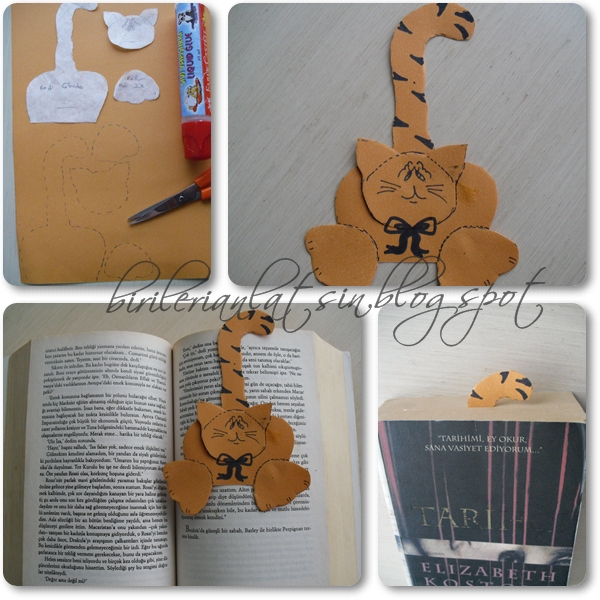 Kedi Kitap Ayracı DIY MODA GÜNÜ