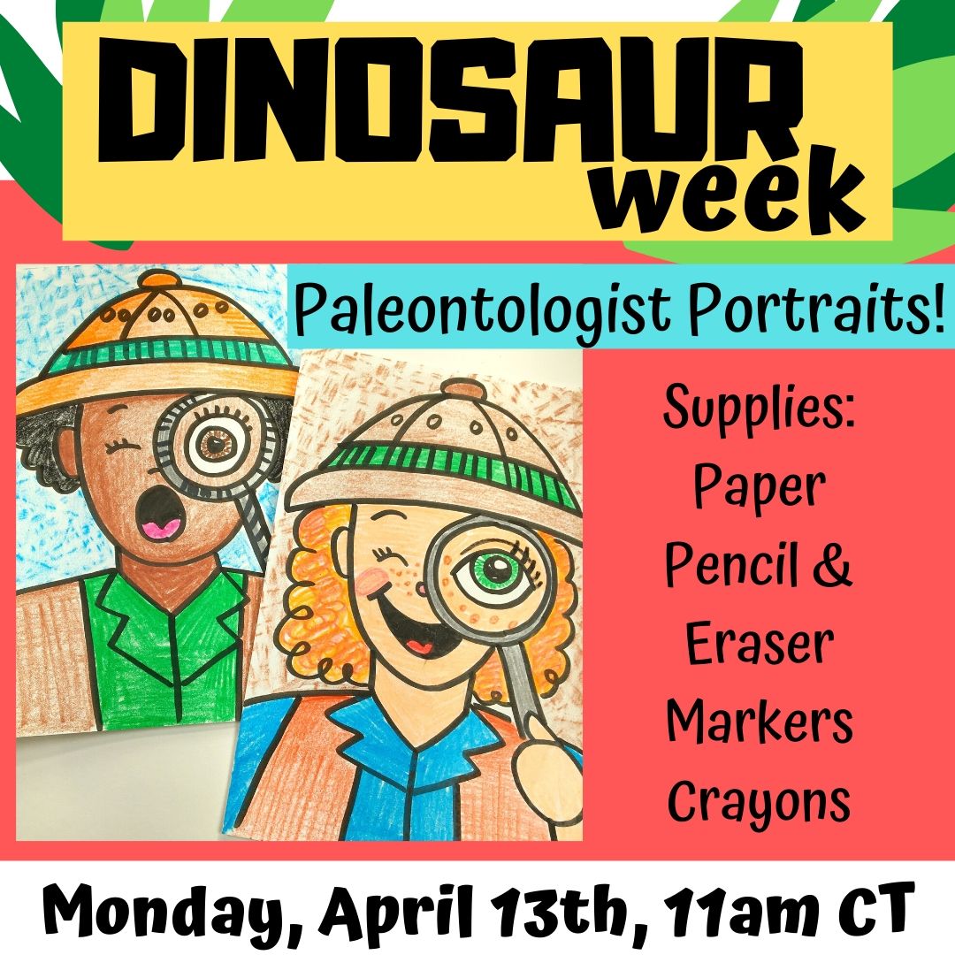 Cassie Stephens Dinosaur Week Paleontologist Portraits!
