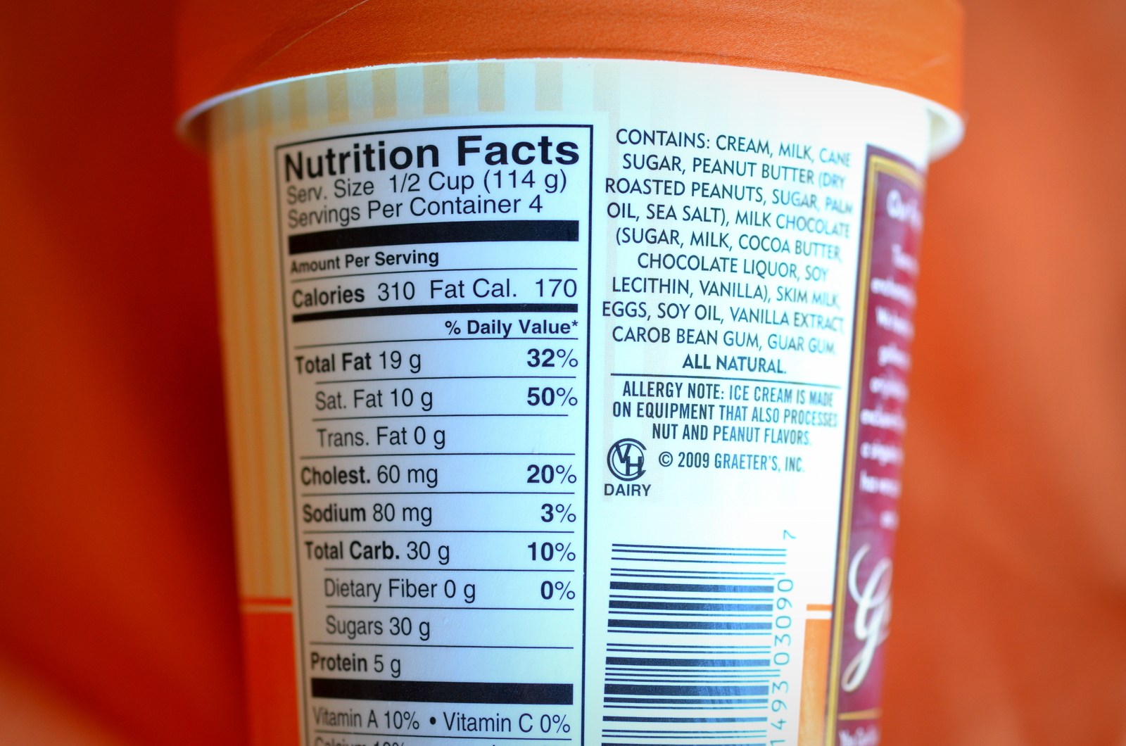 food and ice cream recipes REVIEW Graeter's Peanut Butter Chocolate Chip