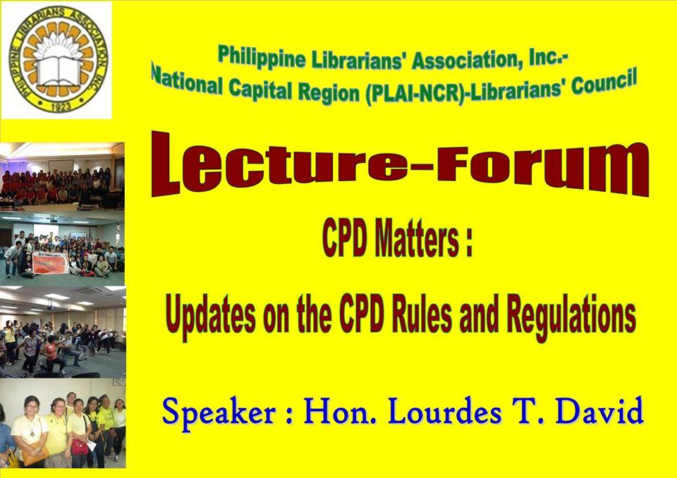 PLAI Southern Tagalog Region Librarians Council PLAINCR General