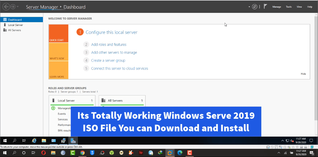 download iso windows server 2019 essentials