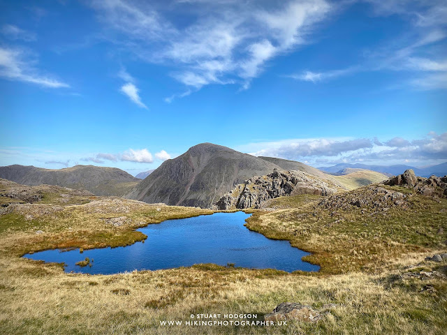 Great Gable Scafell Pike walk routes height climbing corridor route, the best route up, Seathwaite, Elevation, Hotels, Campsites Lake District