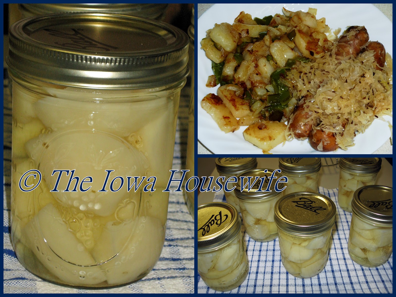 The Iowa Housewife Home Canned White Potatoes