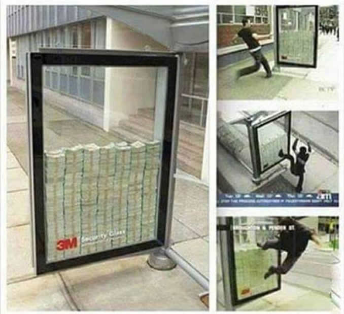 glass break box money why whole take