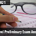 Kerala PSC 10th Level Preliminary Exam Answer Key - 25 Feb 2021