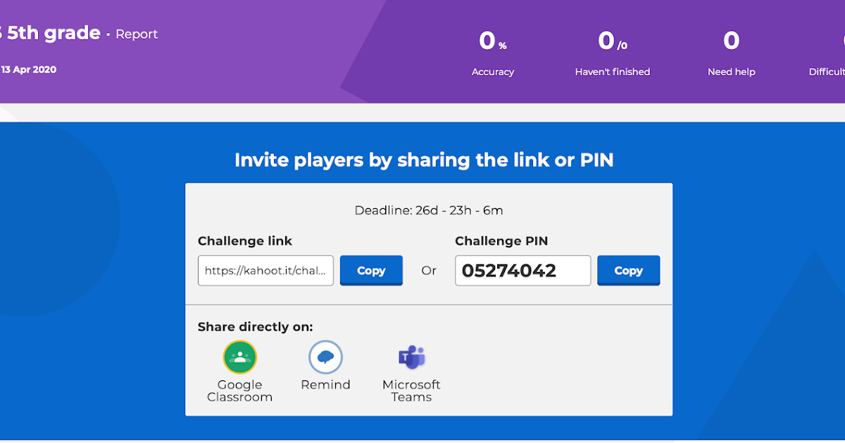 ENGLISH CORNER 5th grade SPORTS KAHOOT