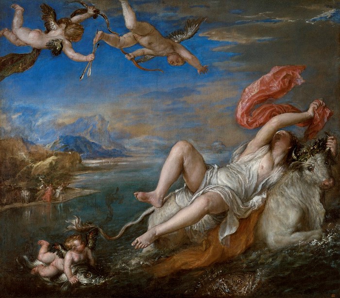 Похищение Европы. 1562г. Тициан Rape of Europa.