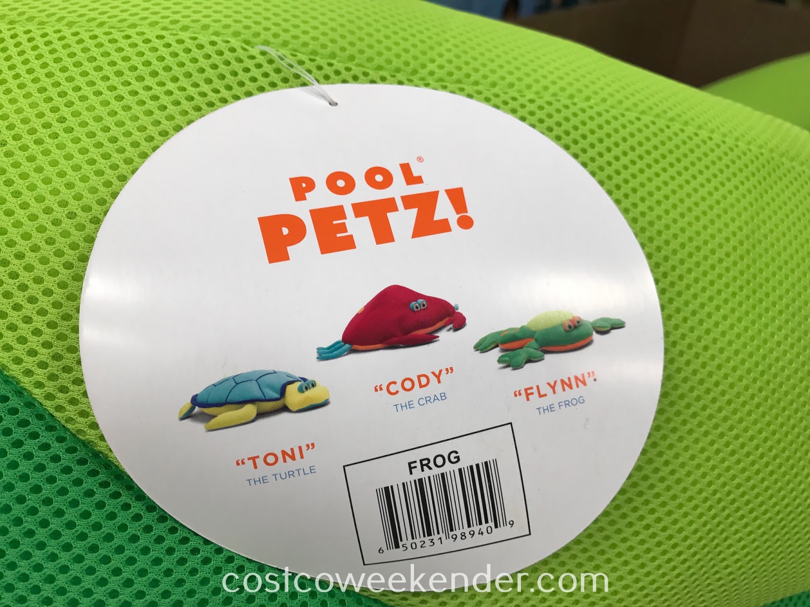 Pool Petz Floating Pool Toy Turtle, Crab, or Frog Costco Weekender