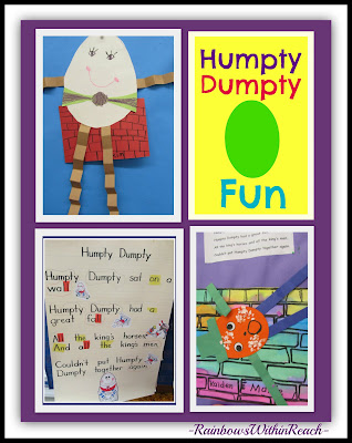 photo of: Nursery Rhyme Projects for Humpty Dumpty: Kindergarten + Preschool