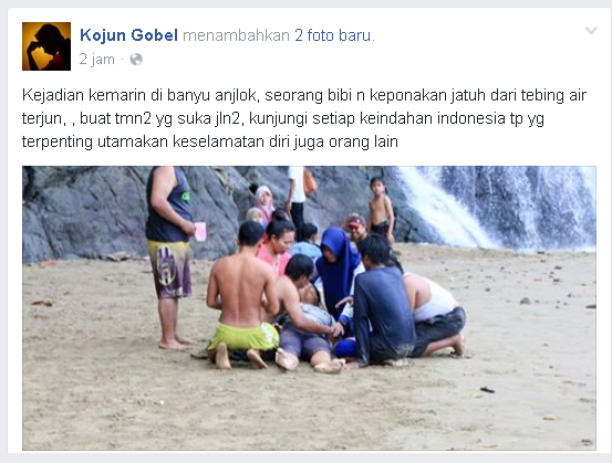 Hati-Hati : 2 Pengunjung Jatuh Dari Tebing Air Tejun Banyu Anjlok Malang Hati-Hati : 2 Pengunjung Jatuh Dari Tebing Air Tejun Banyu Anjlok Malang
