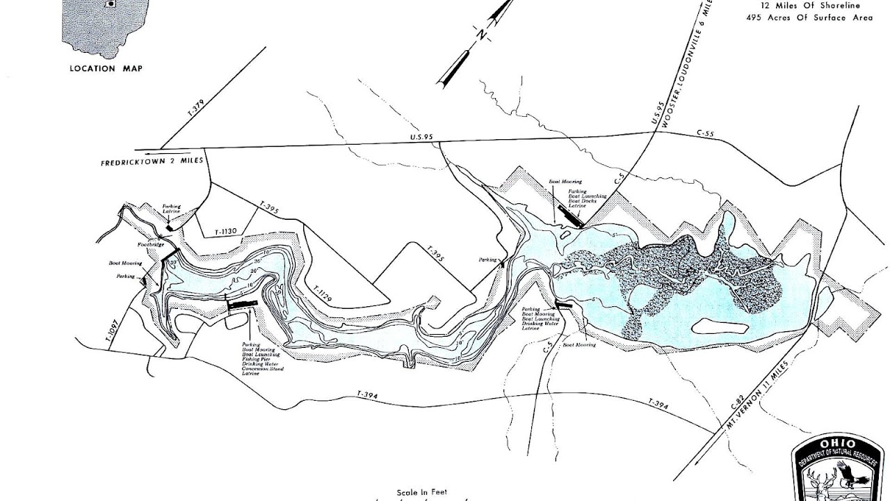 Indian Lake Fishing Map Fish Choices