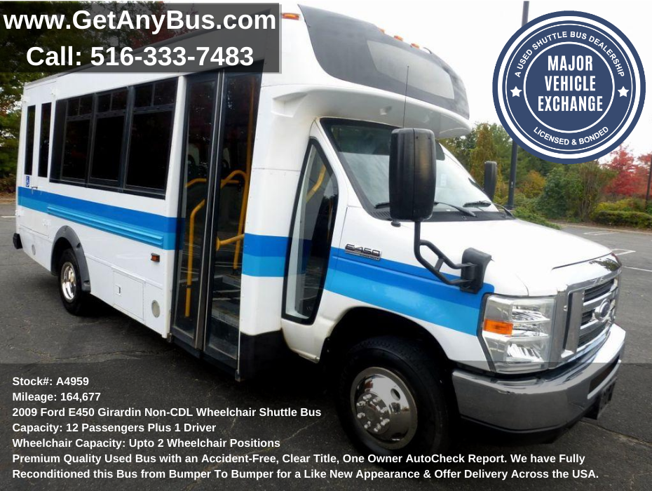 The Used Buses and Wheelchair Vans Specialist Shuttle, Coach