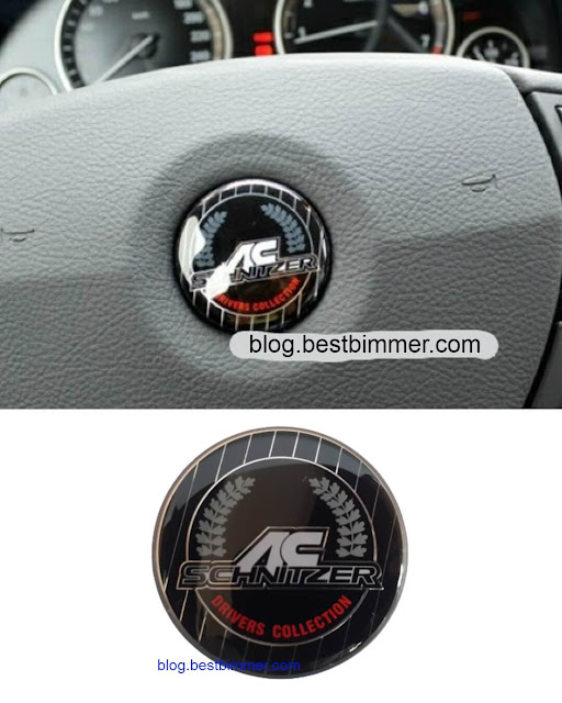 Emblem Stir BMW - Logo AC SCHNITZER DRIVERS COLLECTION
