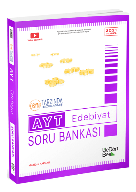345 Yayınları - AYT Edebiyat - Soru Bankası