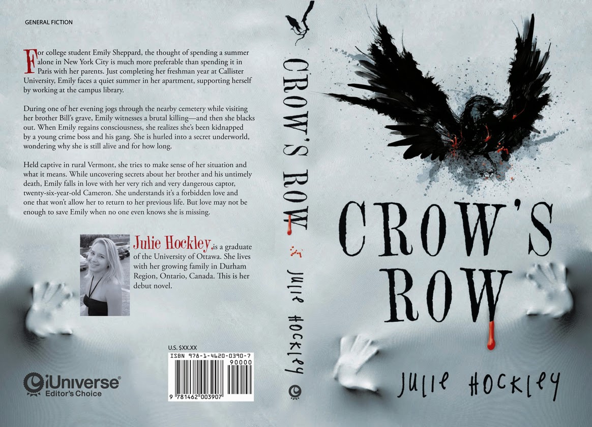 RiReading Books Cover Reveal Crow's Row and Scare Crow by Julie Hockley