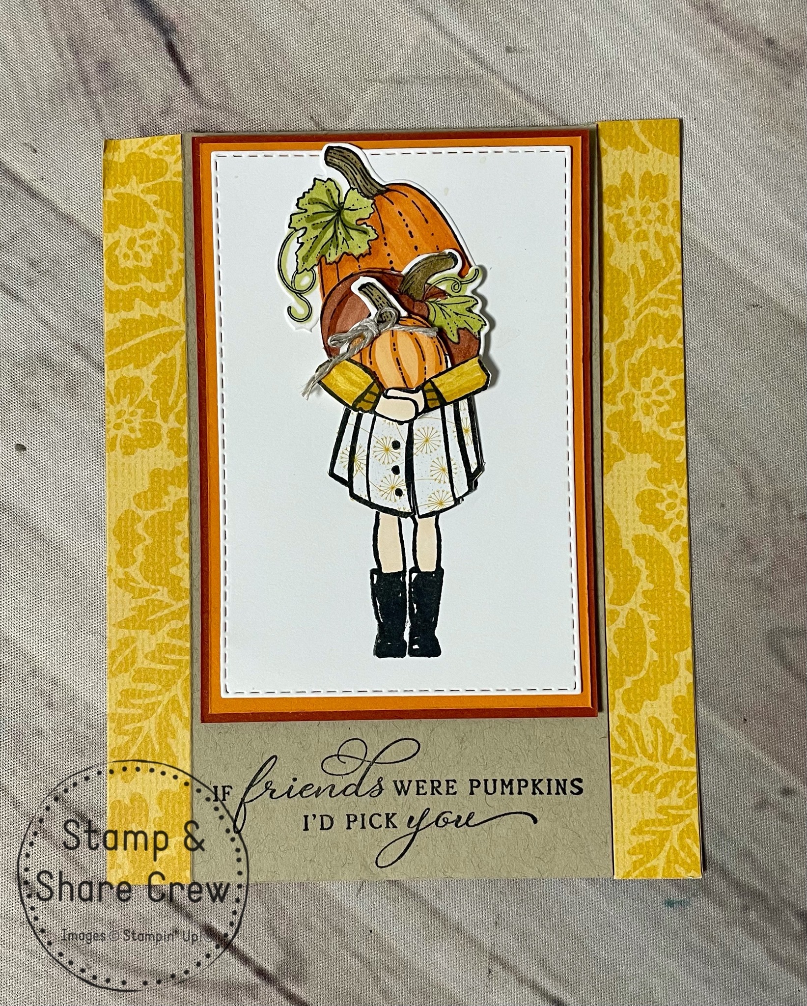 Scrap Happens Here with Darla Delivering Cheer (Fall Card) Tutorial