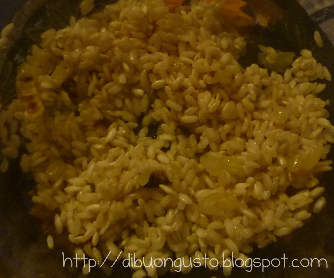 Risotto allo zafferano cotto nel microonde