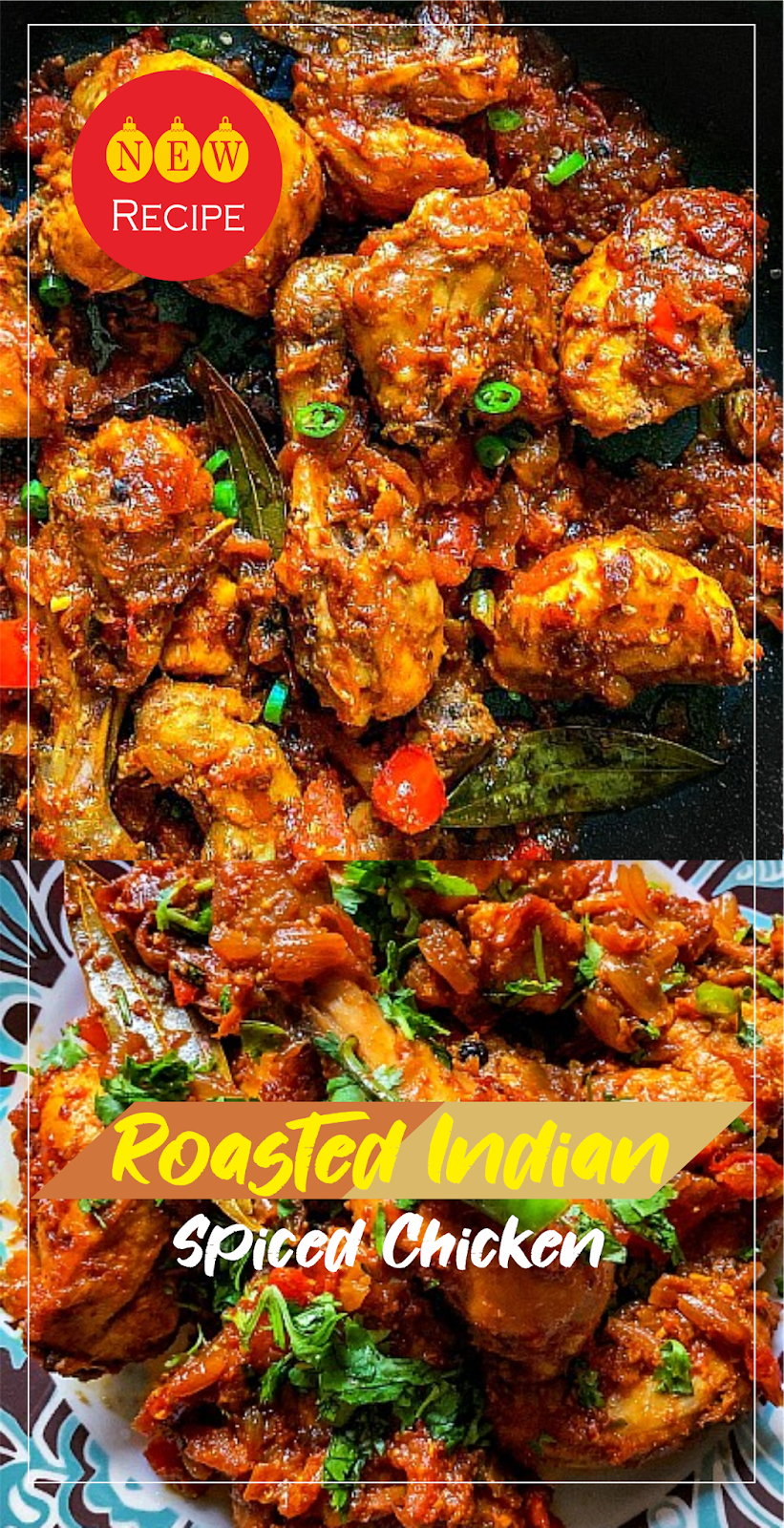 Roasted Indian Spiced Chicken Recipe | Amzing Food