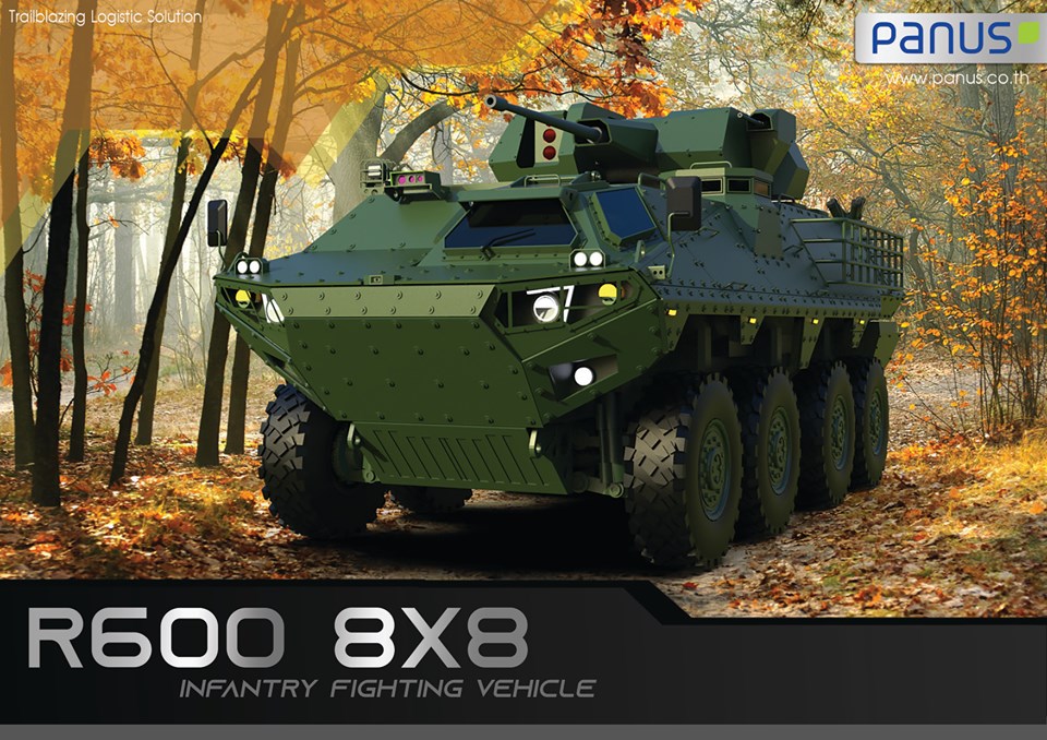 DEFENSE STUDIES: Terungkap Spek Dasar Kendaraan Panus R600 8x8