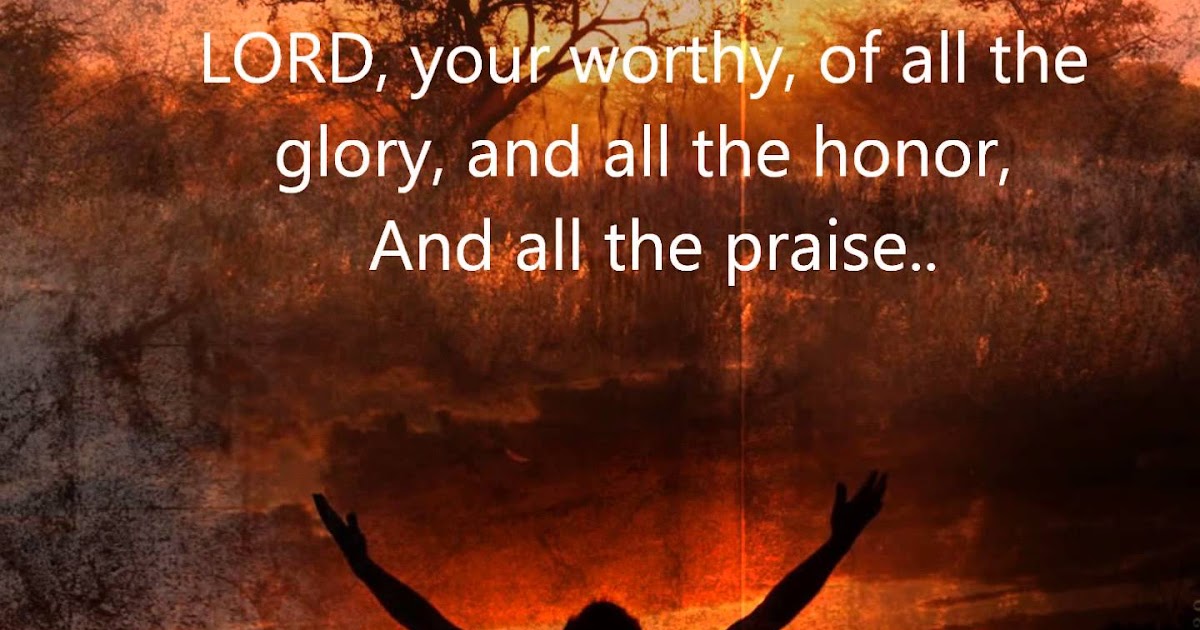 Free Christian Song Lyrics and Chords When I Think about the Lord