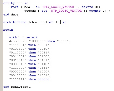 FPGA Tutorials: 7 segment displays