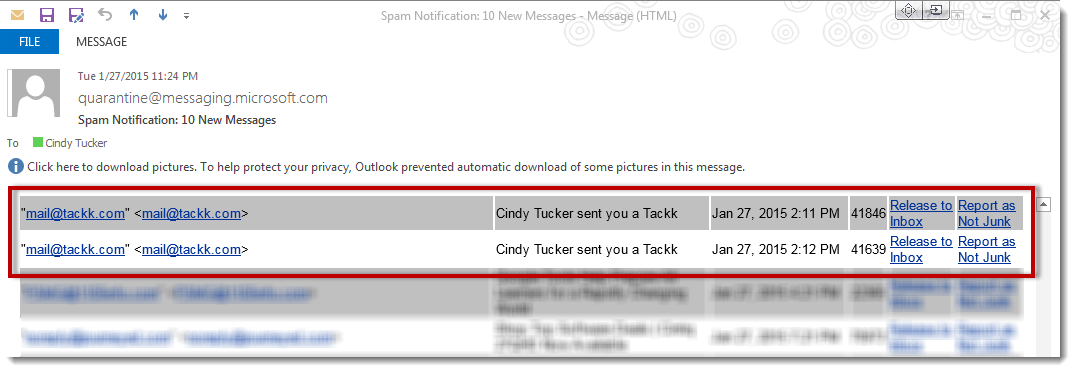Outlook for mac how to stop a daily email from going to junk Outlook for mac how to stop a daily email from going to junk