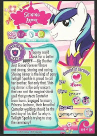 My Little Pony Shining Armor Series 1 Trading Card