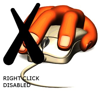 No right click