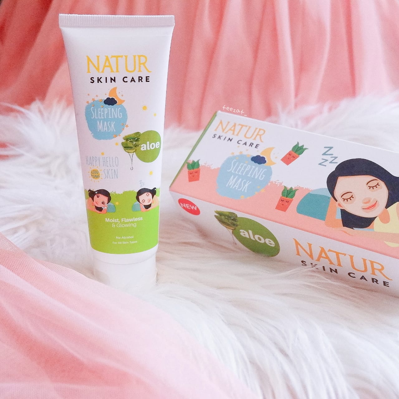 Review Natur Skincare Sleeping Mask Aloe Vera Happy Hello Good