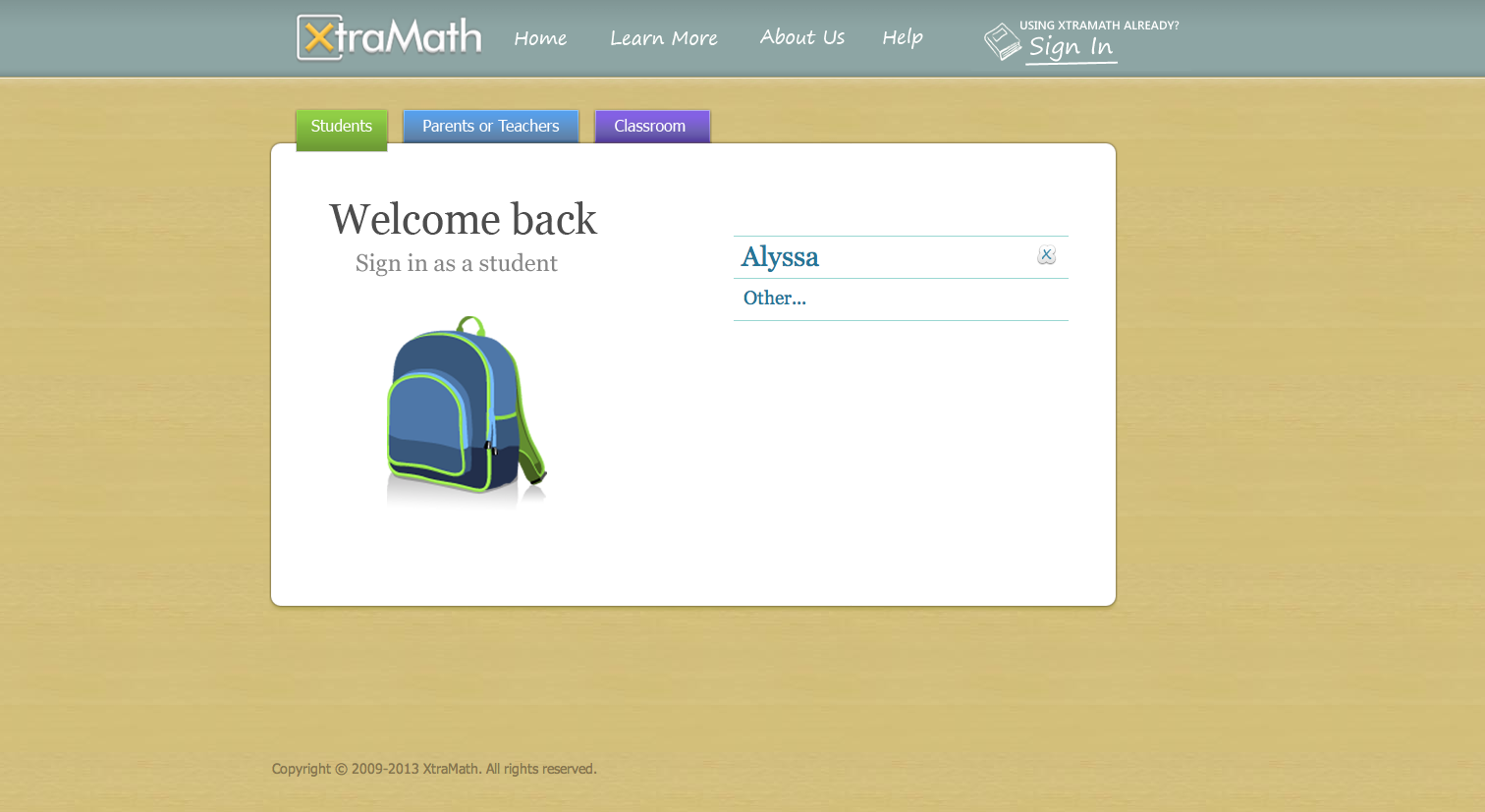 A Learning Journey X is for XtraMath