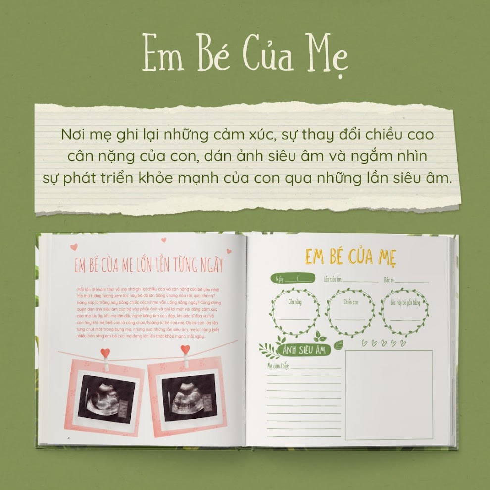 [A116] Sách tô màu Chín Tháng Mười Ngày - Mẹ Bầu Zui