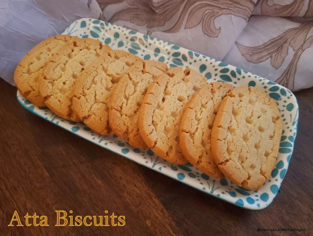 images of Atta Biscuit / Easy Atta Biscuit / Eggless Whole Wheat Biscuit / Wheat Biscuits Recipe