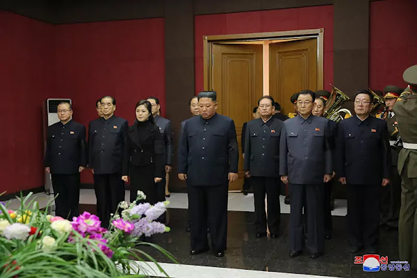 Kim Jong Un visits bier of Hwang Sun Hui, January 17, 2020