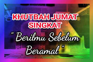 Khutbah Jum'at Singkat