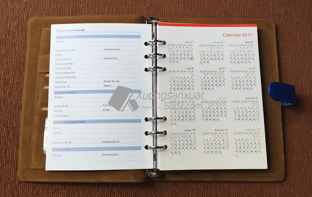 sản xuất sổ da