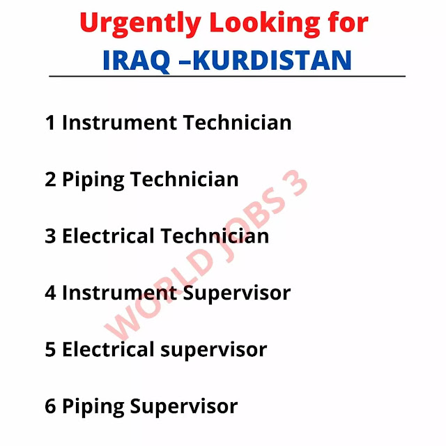 Urgently Looking for IRAQ KURDISTAN World Jobs 3