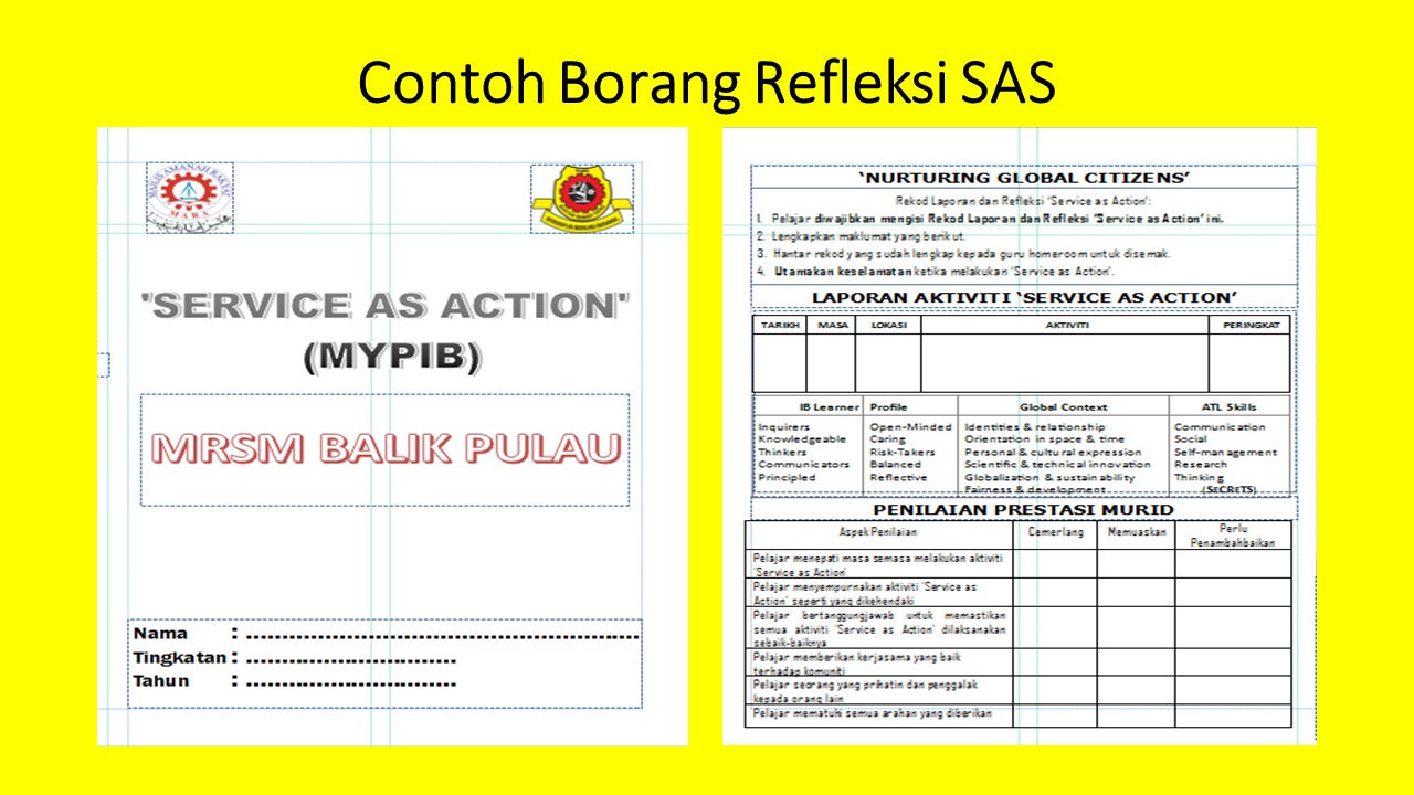 Pelaksanaan Service as Action di MRSM Balik Pulau
