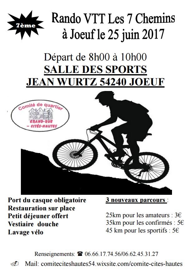 randonnee vtt joeuf