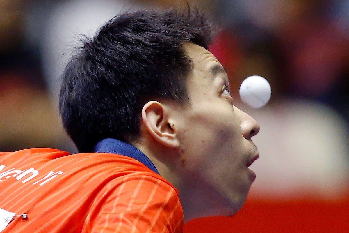 Sturdy: Hyper-Focused Table Tennis Players