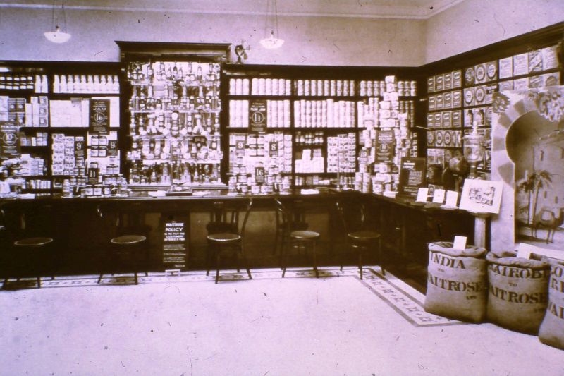 Vintage photos inside the Shops and Stores in Early 20th century