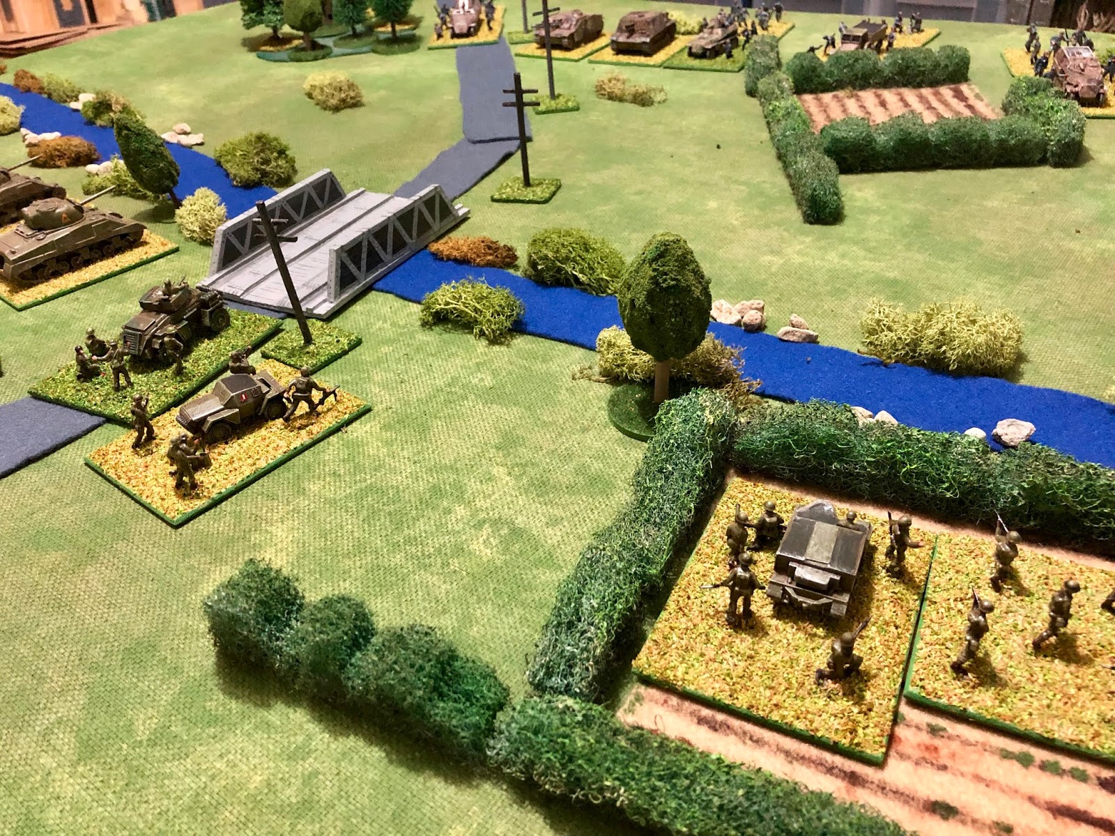 Grid based wargaming but not always First tabletop action for WW2