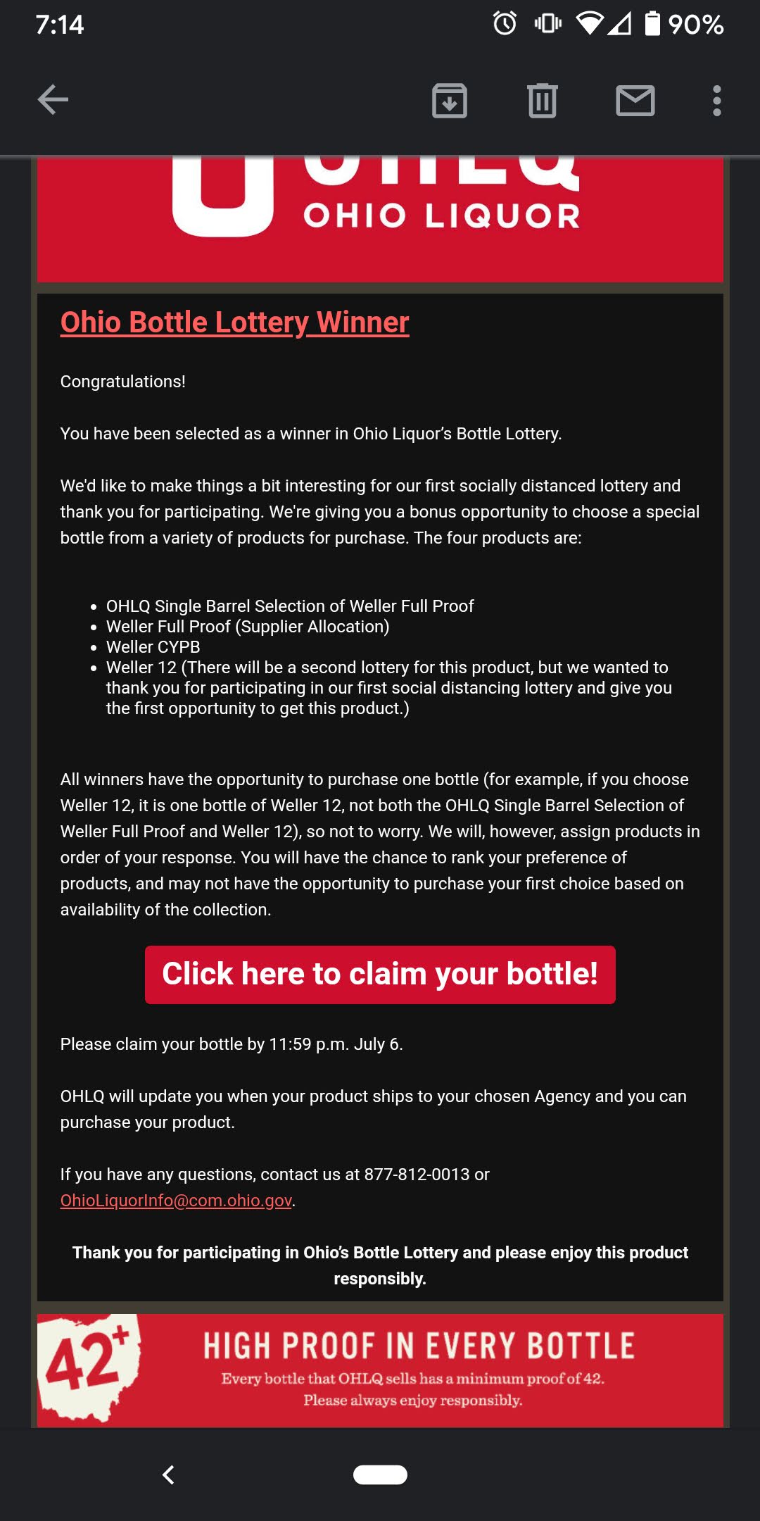 Columbus Bourbon Ohio Department of Liquor (OHLQ) Announces Weller