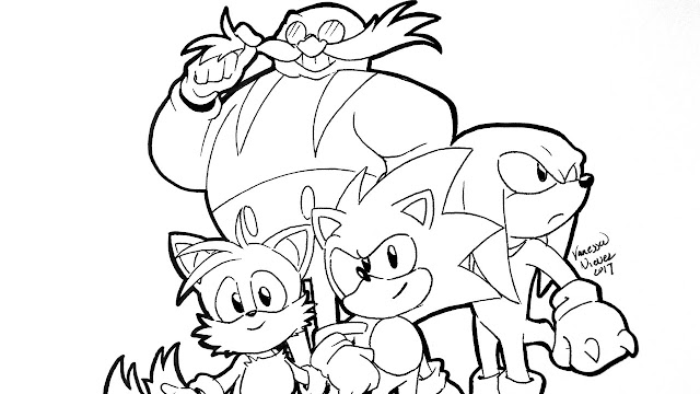 Wyatt's Fast Fun with Sonic: Sonic Coloring Pages