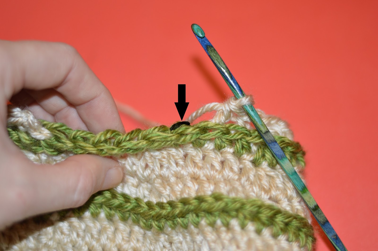 With Alex How To Crochet Into The 3rd Loop Of A Half Double Crochet