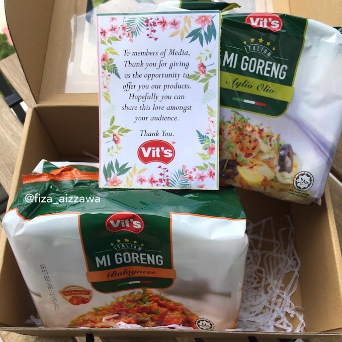 Vits Noodles memperkenalkan VITS ITALIAN MI GORENG BOLOGNESE & AGLIO OLIO 