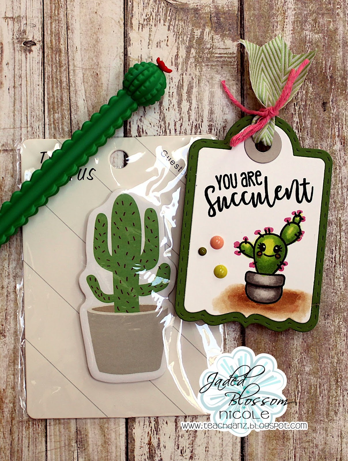Jaded Blossom Cactus Gift Set