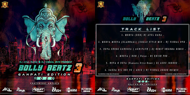 BOLLY BEATZ VOL.03  (GANPATI EDITION) – DJ ATUL & DJ VISHAL BVN