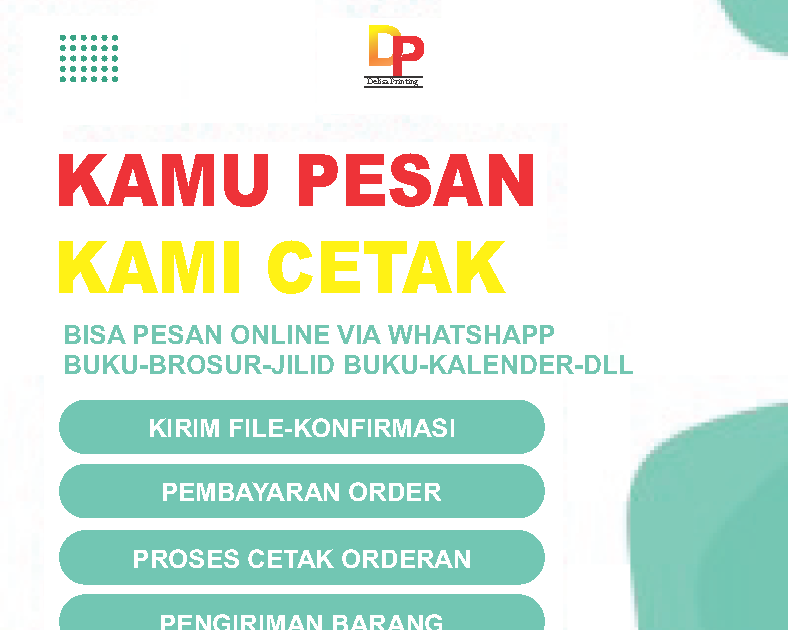 Jasa Cetak Buku Buka 24 Jam Jakarta (Rawamangun) - Delisa Printing