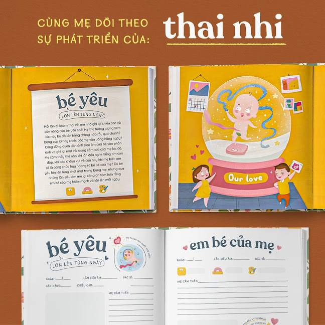 [A116] Activity book - Combo sách thai giáo trong tam cá nguyệt thứ 3