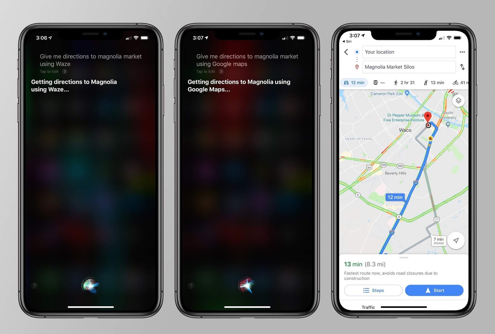 iOS 13 可以叫 Siri 姊用 Google 地圖導航了